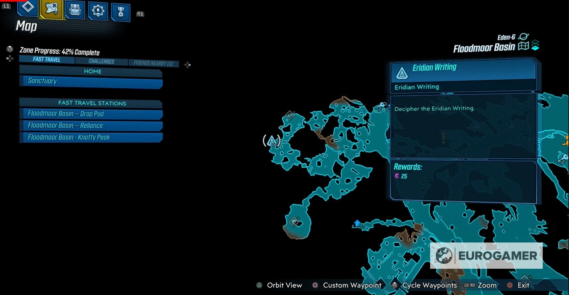 Borderlands 3 Eridian Writing locations explained